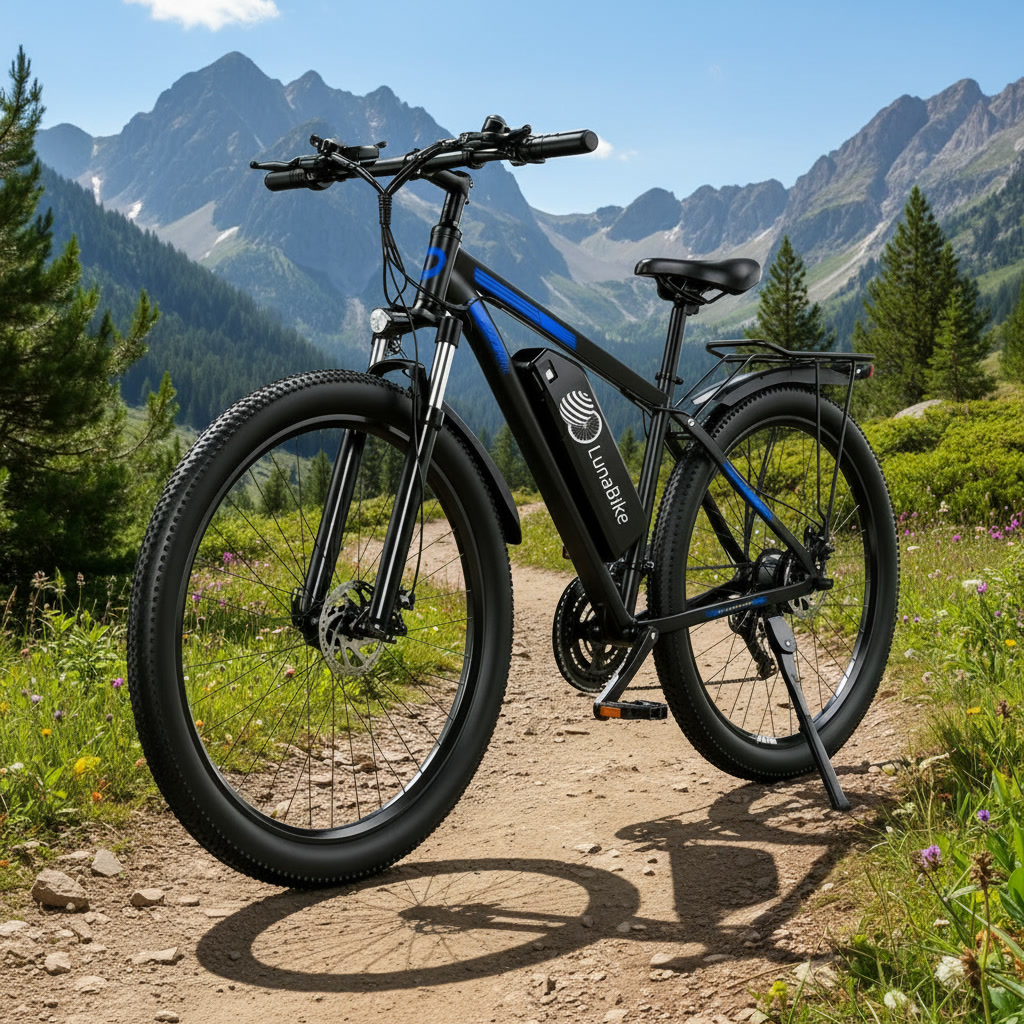 E‑bike Luna Bike na górskiej trasie